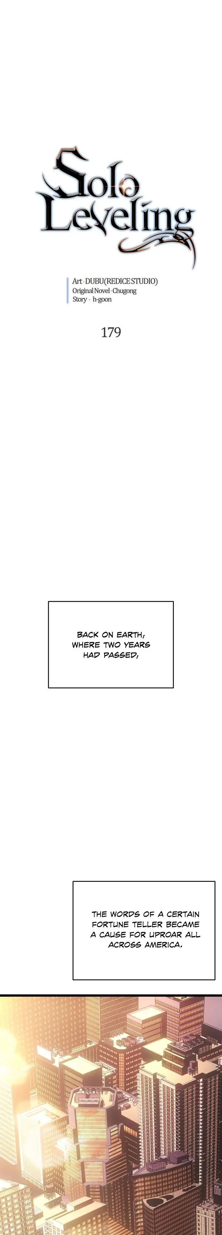 Solo Leveling Manga chapter 179 END